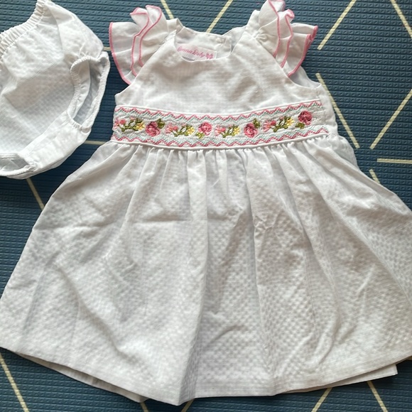 Bonnie Baby and Cat & Jack girl dresses size 12/18 month - Picture 5 of 7